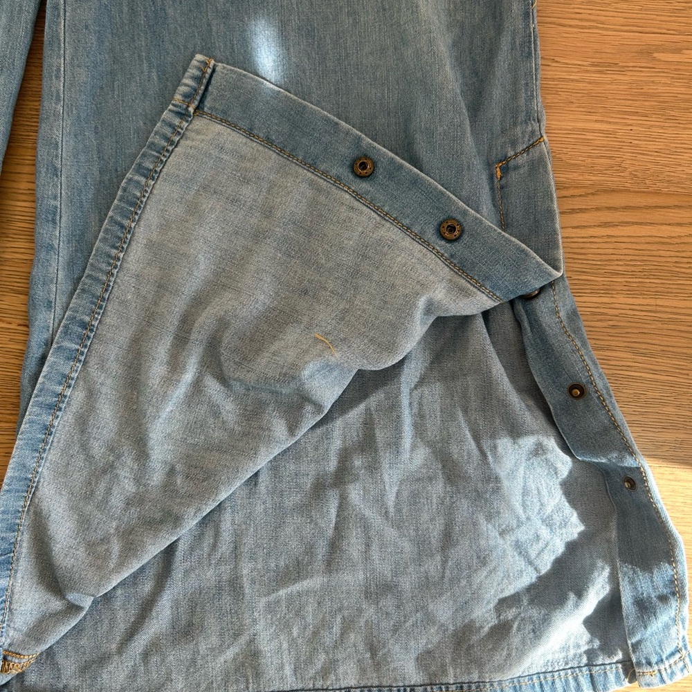 Anthropologie Light Blue Flare Jeans - Picture 8 of 13
